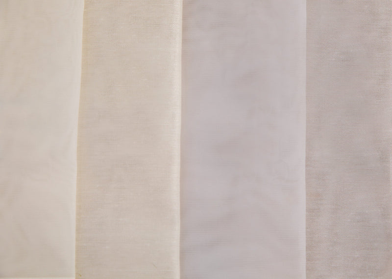 Tela para cortinados - Voile Beige Marfil