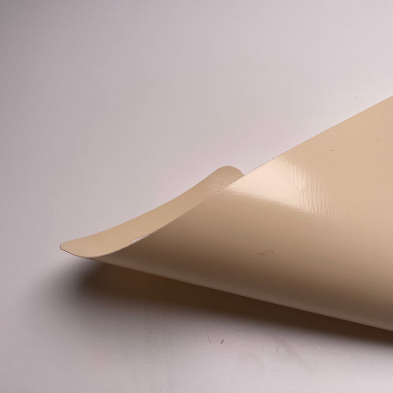 Lona para Camiones Tela Nylon 430g 2.5m Ancho Beige Texland