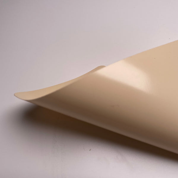 Lona para Camiones Tela Nylon 430g 2.5m Ancho Beige Texland