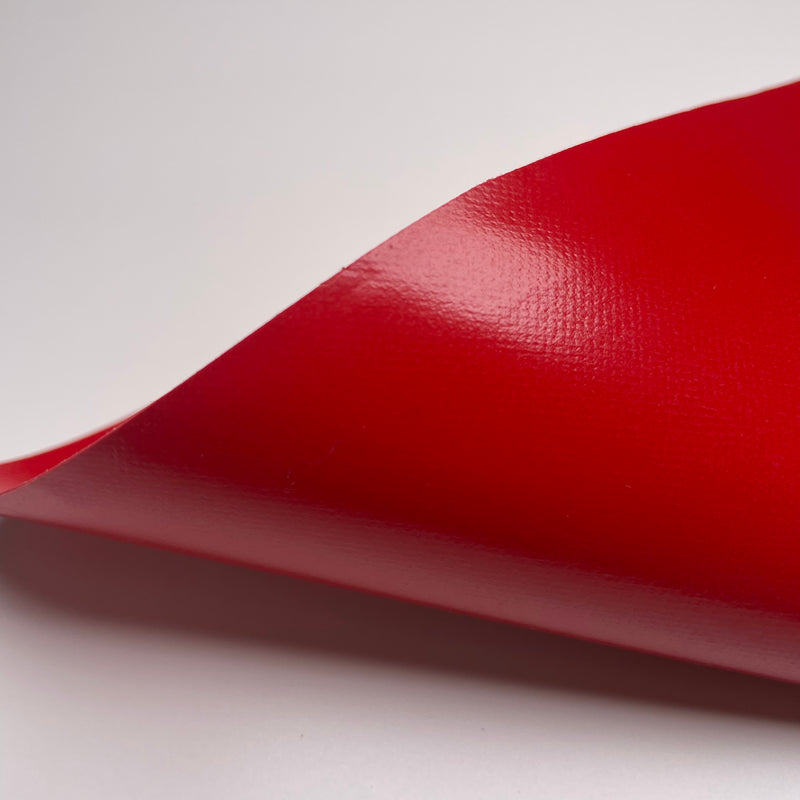 Lona para Camiones Tela Nylon 430g 2.5m Ancho Rojo Texland