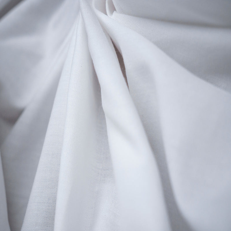 Tecido para lençol Branco 2,4m largura - Casca de Ovo - texland