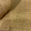 Tela Arpillera o Tela Yute hilo dorado (1,14 m de ancho)