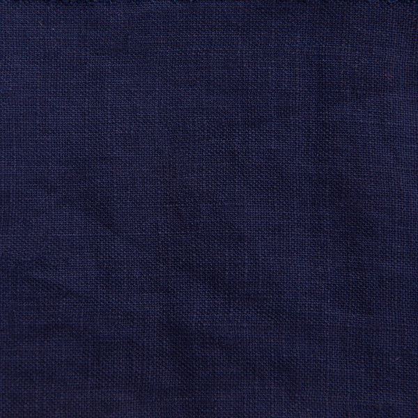 Tela de lino 100% 165 g/m² 1.4 metros de ancho - Azul Marino