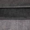 Tela de terciopelo rayado para estofados - Antracita | Ebra