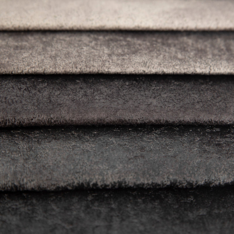 Tela aterciopelada para tapicería | Olpo | Gris Negro