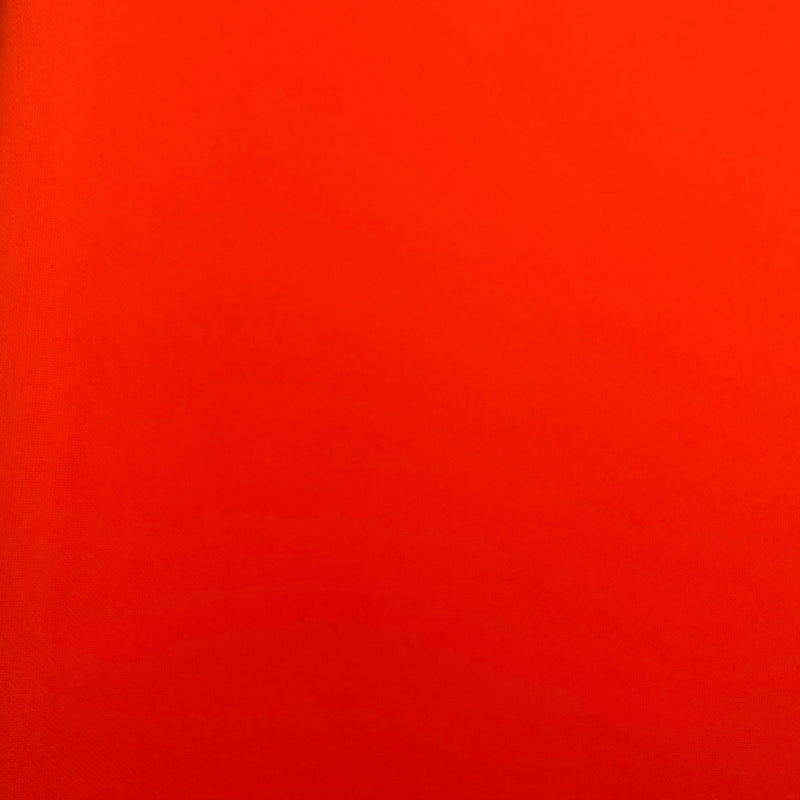 Tela Strech Barata 100 Poliester Naranja Fluorescente Texland