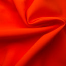Tela Strech Barata 100 Poliester Naranja Fluorescente Texland