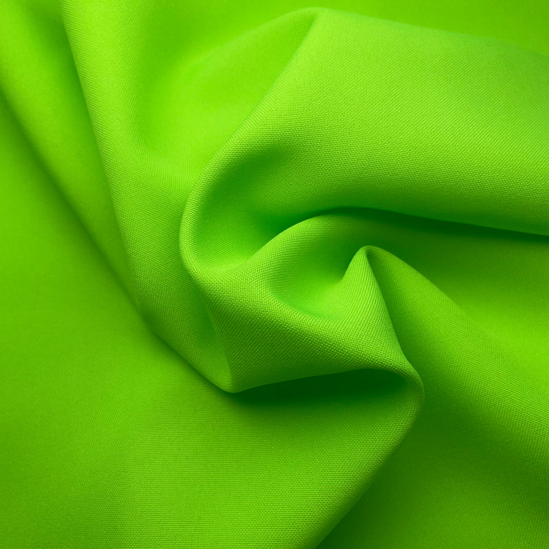Tela Strech Barata 100 Poliester Verde Fluorescente Texland