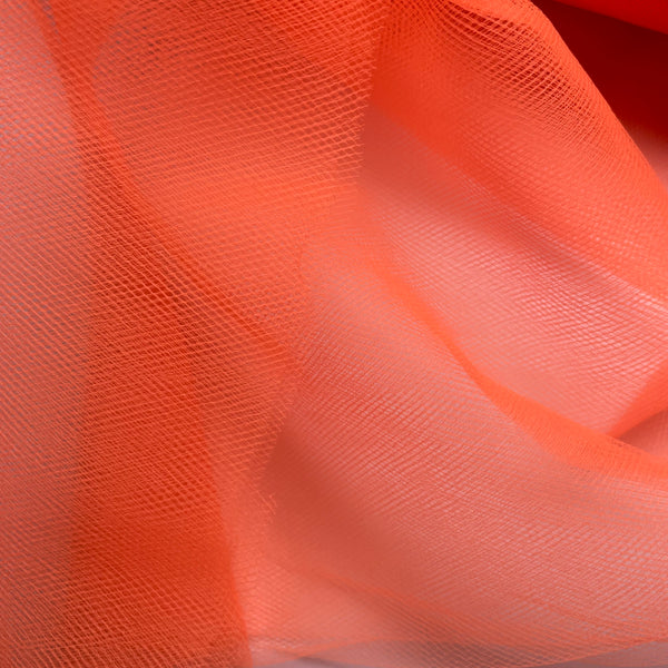 Tela Tul 3m Ancho Naranja Fluorescente Texland