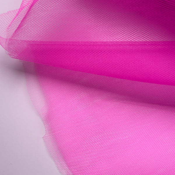 Tela Tul 3m Ancho Rosa Fucsia Texland