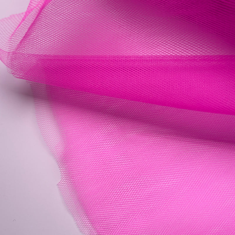 Tela Tul 3m Ancho Rosa Fucsia Texland
