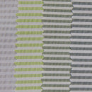 Tecido Poliéster/Algodão Riscas Brancas para Calções de Banho | Texland