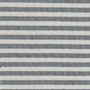 Tela a Rayas Blancas para Bañadores | Negro