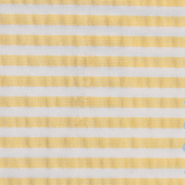 Tecido às Riscas Brancas para Calções de Banho | Amarelo - Amarelo