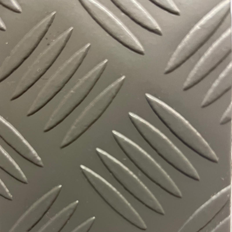 Alfombra de PVC Antideslizante Gris Estrias Texland 