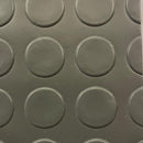 Alfombra de PVC Antideslizante Gris Lunares Texland 