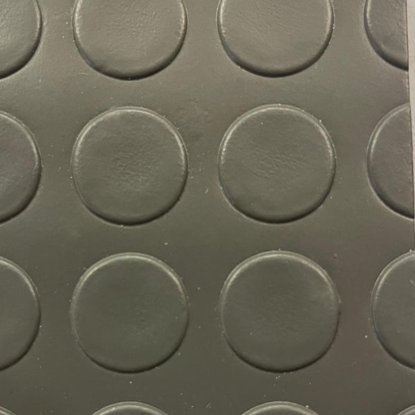 Alfombra de PVC Antideslizante Gris Lunares Texland 