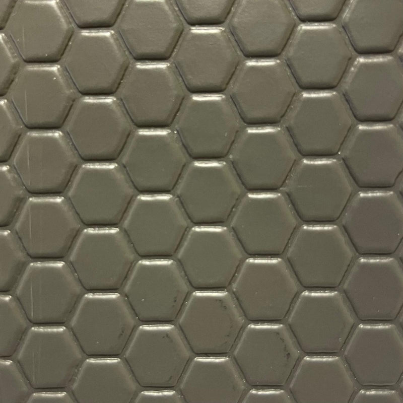 Alfombra de PVC Antideslizante Gris Panal Texland 