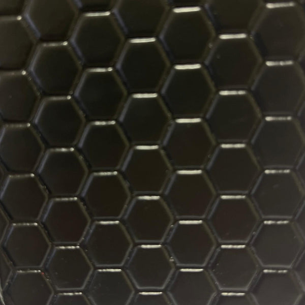 Alfombra de PVC Antideslizante Negro Panal Texland 