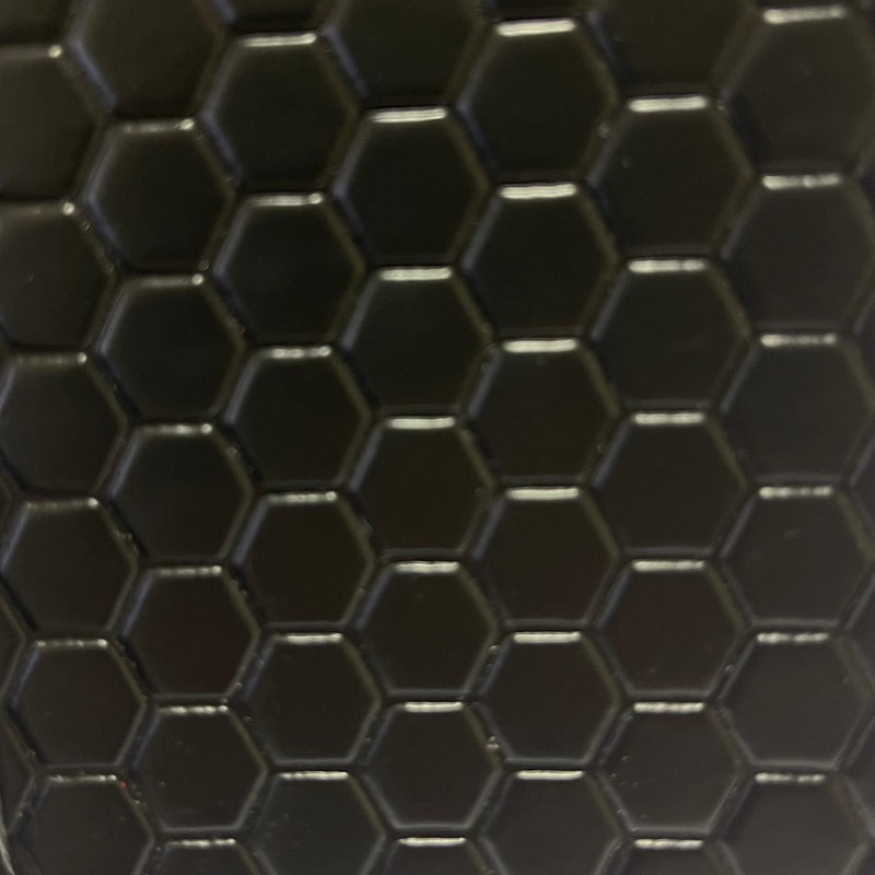 Alfombra de PVC Antideslizante Negro Panal Texland 