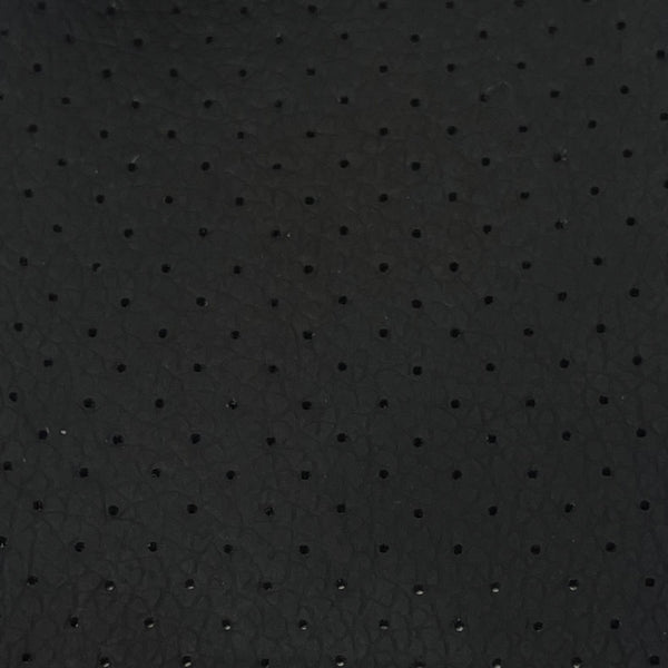 Cuero Sintético Perforado Gris Oscuro Micropel
