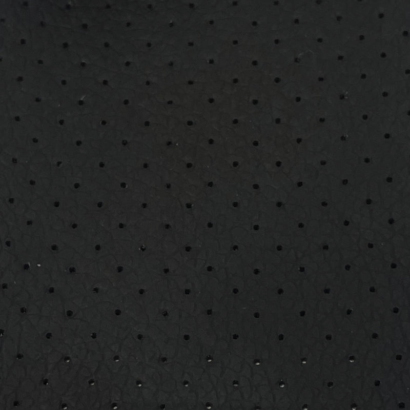 Cuero Sintético Perforado Gris Oscuro Micropel