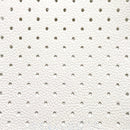 Piel Sintética Perforada de PVC Blanco 