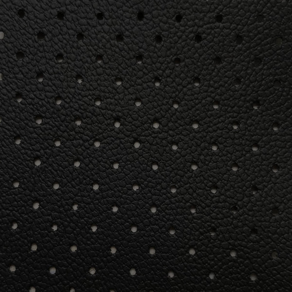 Piel Sintética Perforada de PVC Negro