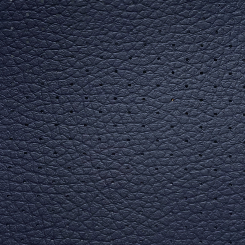 Piel Sintética Perforada para Coches Azul Marino