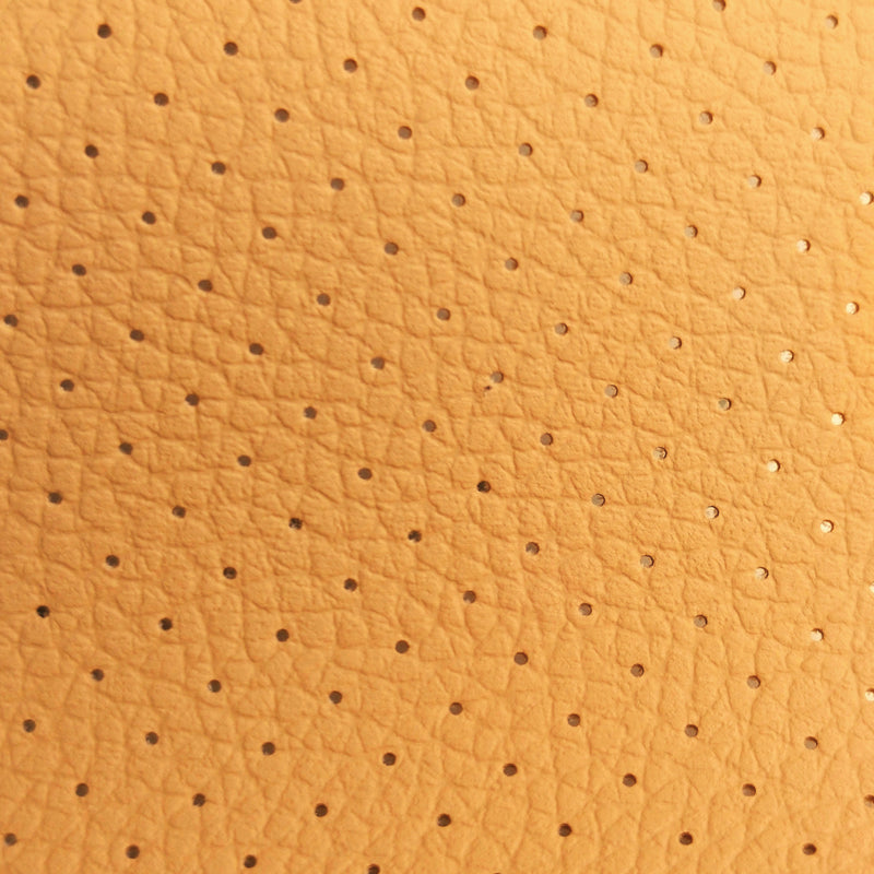 Piel Sintética Perforada para Coches Beige Claro