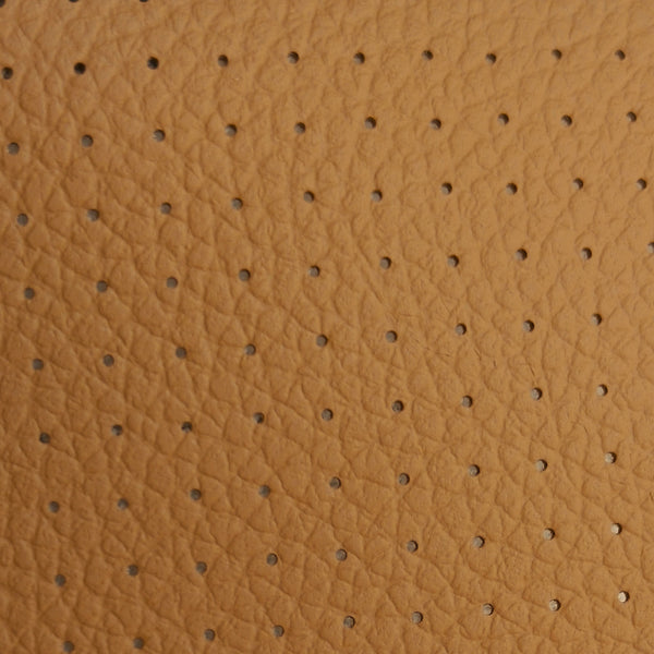 Piel Sintética Perforada para Coches Beige Oscuro