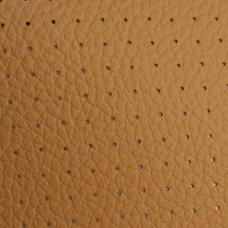 Piel Sintética Perforada para Coches Beige Oscuro