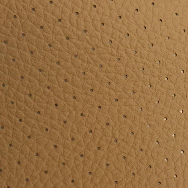 Piel Sintética Perforada para Coches Beige