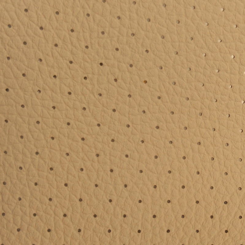 Piel Sintética Perforada para Coches Gris Taupé 