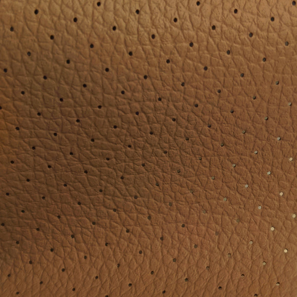 Piel Sintética Perforada para Coches Marrón Vison