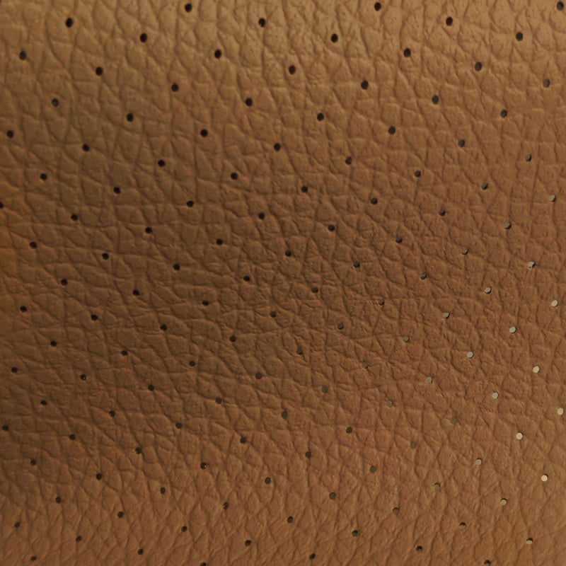 Piel Sintética Perforada para Coches Marrón Vison