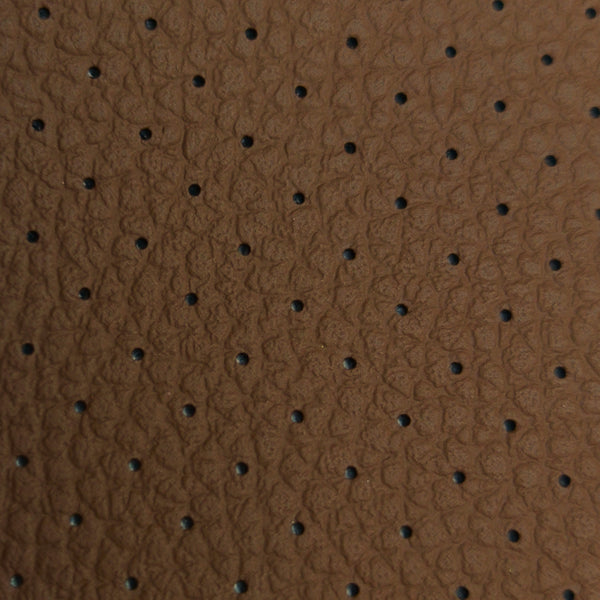 Piel Sintética Perforada para Coches Marrón