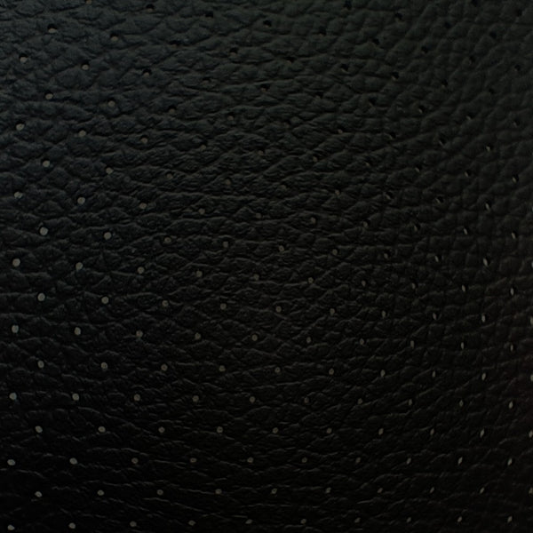 Piel Sintética Perforada para Coches Negro