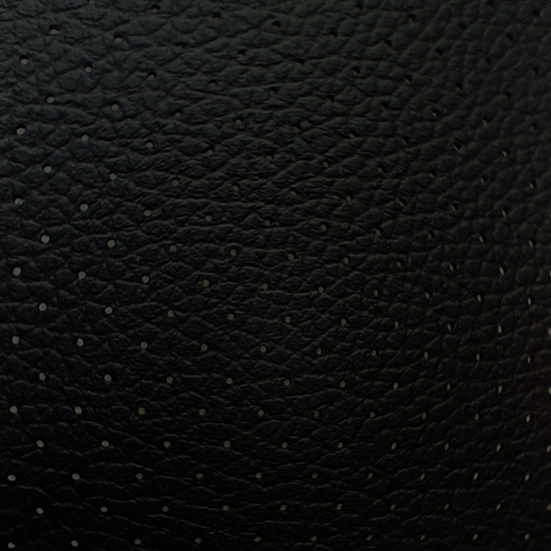 Piel Sintética Perforada para Coches Negro