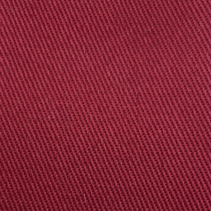 Tela Sarga 100% Algodón 300g Burdeos 