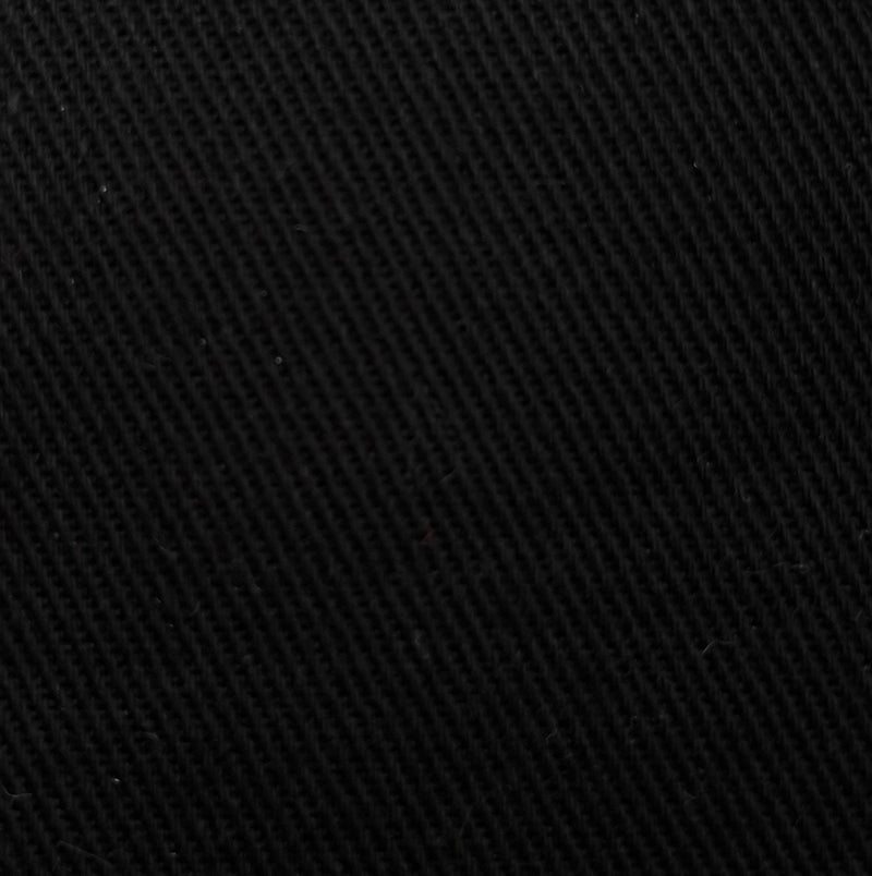 Tela Sarga 100% Algodón 300g Negro