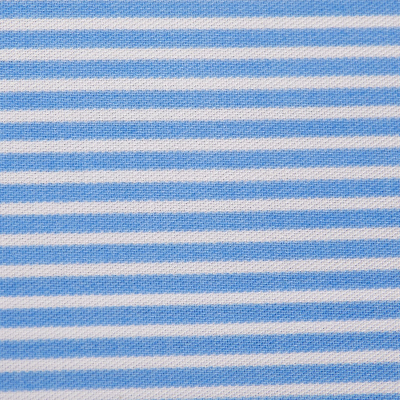    tecido_sarja_riscas_brancas_poliester_algodao_para_fardas_fardamento_alta_qualidade_e_conforto_azul_bebe_Texland