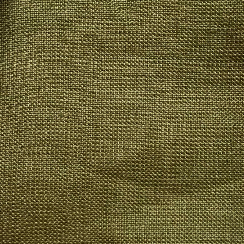 Tela Lino Algodon Star Verde Oliva Texland