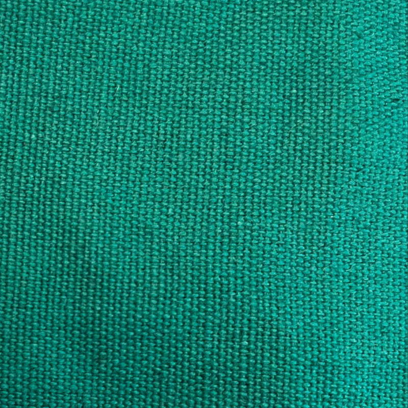 Tela Rústica Lino y Algodón 2m Ancho Verde Botella 