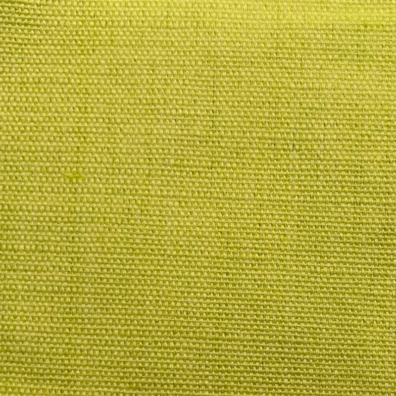 Tela Rústica Lino y Algodón 2m Ancho Verde Lima